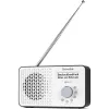 TechniSat VIOLA 200 DAB+ Digitalradiowecker, Weiß/Schwarz