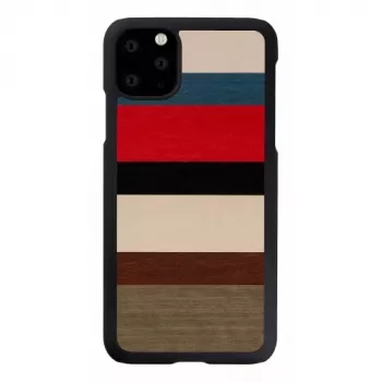 Smartphone-Hülle man and wood für iPhone 11 Pro Max — Corallina Schwarz Schutzcover