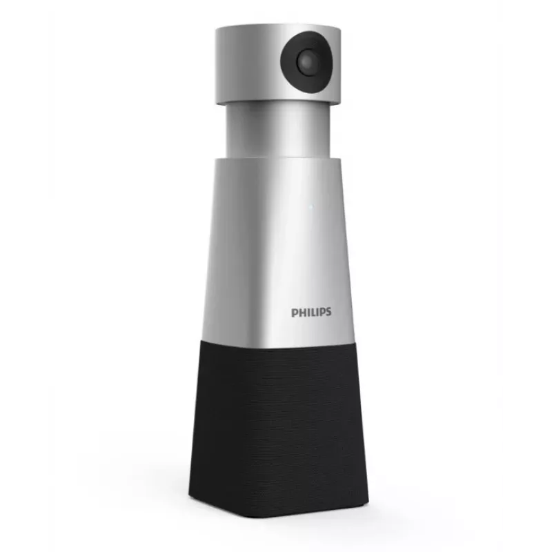Philips PSE0550 SmartMeeting tragbare 4K-Videokonferenzkamera mit integriertem Mikrofon, 30 fps, USB, Schwarz/Silber