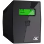 Unterbrechungsfreie Stromversorgung Green Cell UPS02 0,8 kVA (480 W) Line-Interactive, LCD, 2x Typ F Steckdosen, USB-B, RJ-45, RJ-11