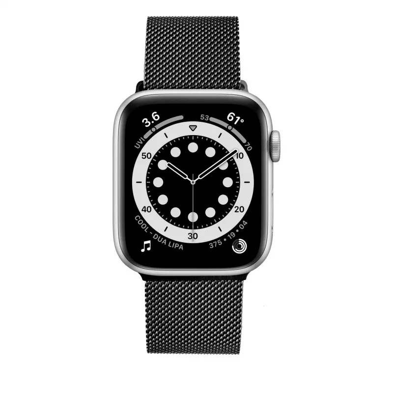 Fixes | Mesh-Armband für Apple Watch 38/40/41 mm | Schwarz