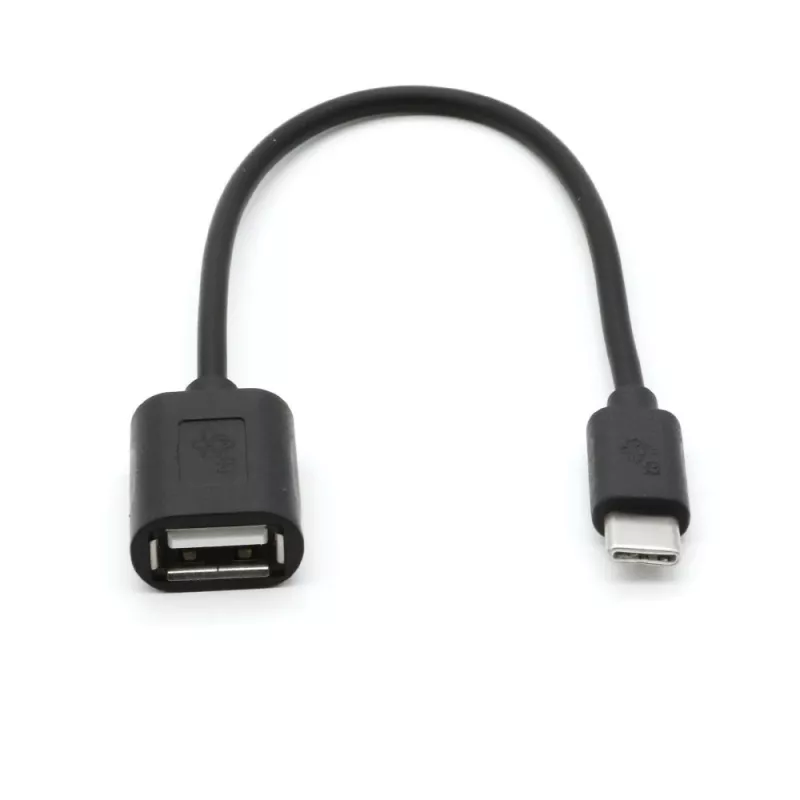 TB Kabel OTG USB AF - USB C 15cm Schwarz (AKTBXKU4PAC015B)