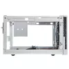 SilverStone SUGO SG13 - Desktop - Mini-DTX - ohne Netzteil (AT / PS/2) - Schwarz, Weiß - USB/Audio (SST-SG13WB-Q)