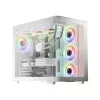 LC-Power Gaming 8001W Pro-Storm Light Midi-Tower ATX Gehäuse, weiß (LC-8001W-ON)