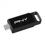 PNY Elite, 64 GB, USB Typ-C, 3.2 Gen 1 (3.1 Gen 1), 120 MB/s, Dia, Schwarz