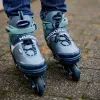Inline-Skates HUDORA Leon 2.0, verstellbare Größe 29–32, blau/grau