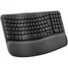 Logitech Wave Keys Tastatur Office RF Wireless + Bluetooth QWERTZ Grafit