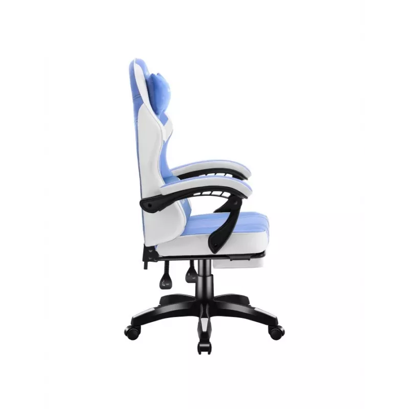 Gaming-Stuhl huzaro Force 3.7 Blau — ergonomisches Design, höhenverstellbar