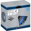 Bosch Heavy for Metal 2608622059 Scheibenbürste, gezopft, Ø 115 mm, 0,5 mm Stahldraht, M14, für Winkelschleifer