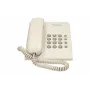 Panasonic KX-TS500PDW schnurgebundenes Telefon, wandmontierbar, Ton-/Impulswahl, Weiß
