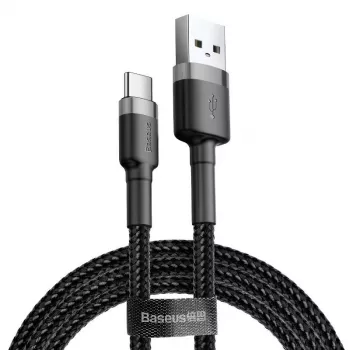 Baseus Cafule USB auf USB-C 3A 1m (grau-schwarz)