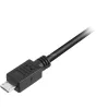 USB 2.0 Kabel, USB-A Stecker > Micro-USB Stecker (schwarz, 2,0 Meter)