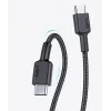 Aukey CB-CD45 USB-C-auf-USB-C-Kabel, Quick Charge, 0,9 m, schwarz