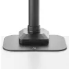 Maclean MC-929 Tischplattenverstärkungsplatte für Monitor-Tischhalterungen, Schwarz