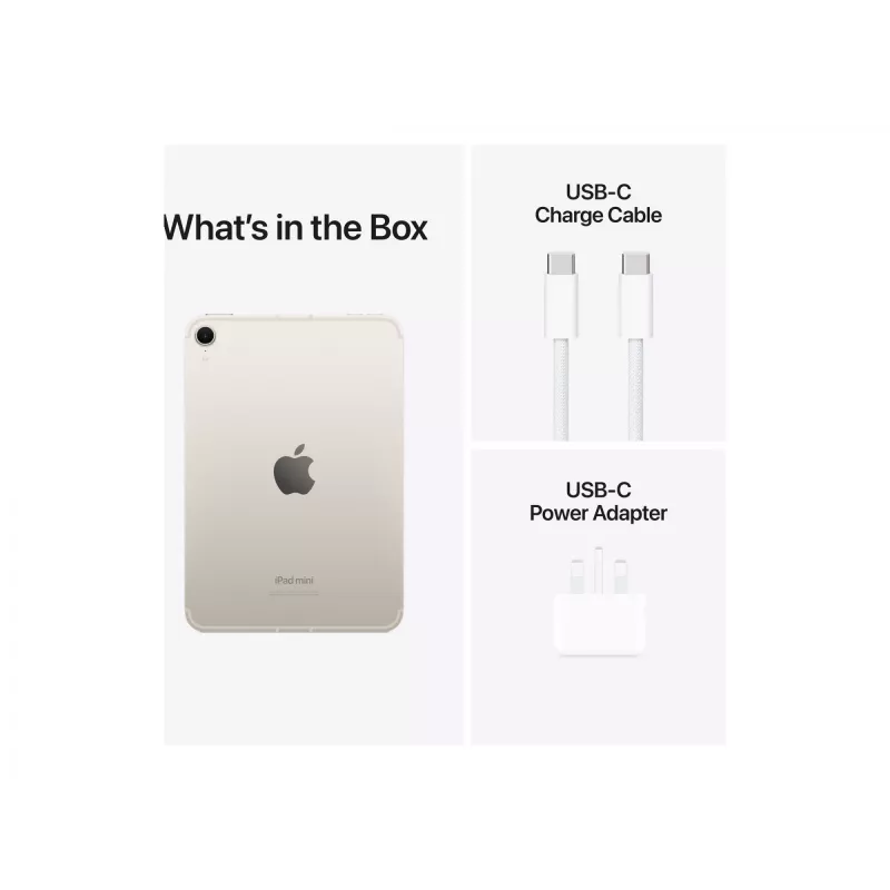 Tablet Apple iPad mini 5G 8,3 Zoll A17 Pro 512 GB iPadOS 18