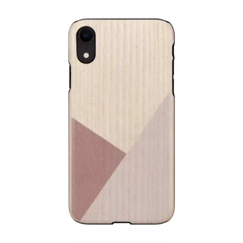 Smartphone-Hülle man and wood für iPhone XR – tulip Schwarz, schützende Hartschale