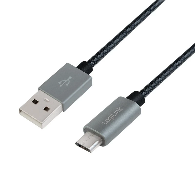 Sync- und Ladekabel USB-A auf Micro-B Stecker 2m