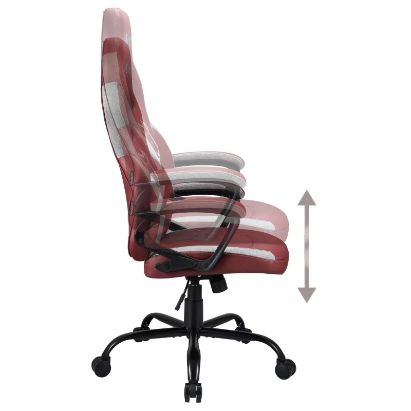 Subsonic SA5642-H1 Bürostuhl Gepolsterter Sitz Gepolsterte Rückenlehne Braun Weiß