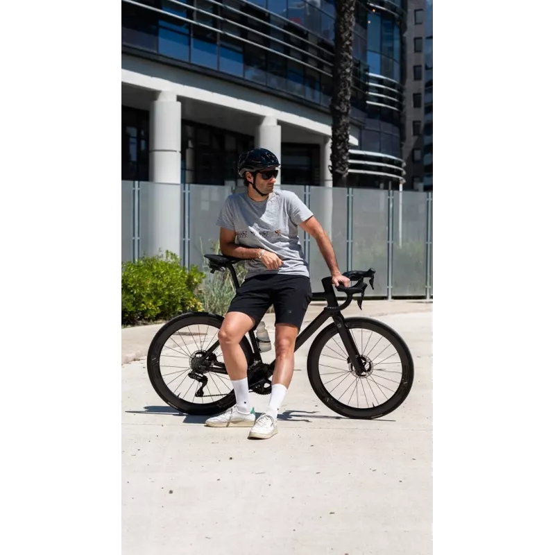 Fahrradhelm HJC CROSSER Schwarz Größe M — Schutzhelm für Straßen- und Stadtradfahren