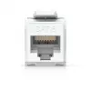 Ubiquiti UACC-KEYSTONE-JACK-C6 Cat6 Keystone-Modul, werkzeugfrei (12er-Pack), weiß
