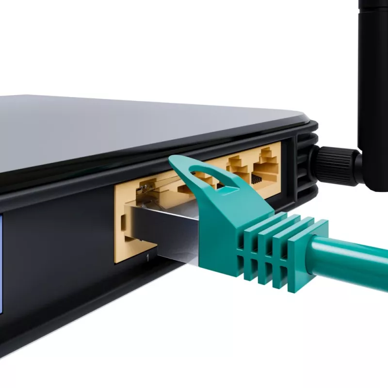 Netzwerkkabel Extralink LAN Patchkabel Kat.6 FTP RJ-45 Cat6 0,5m Grün