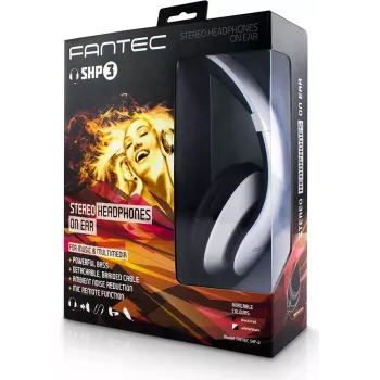FANTEC SHP-3 - Headset - On-Ear - Geräuschisolierung - Weiß, schwarz (1813)