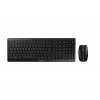 CHERRY Stream Desktop Recharge Tastatur Maus inklusive Universal RF Wireless QWERTZ Deutsch Schwarz