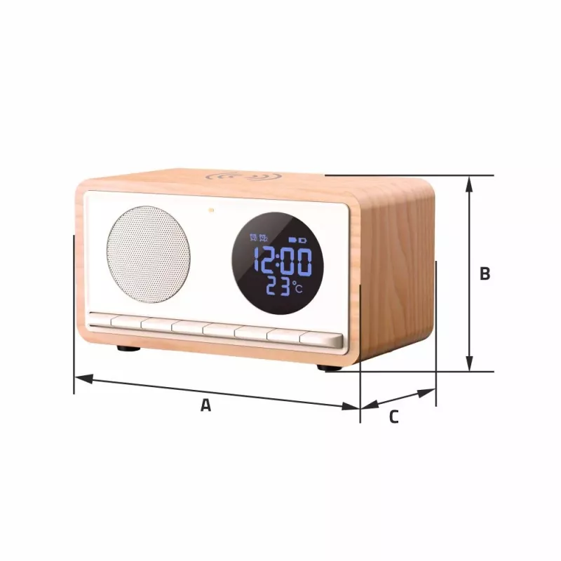 Manta RDI912W Rimini Radiowecker, Weiß