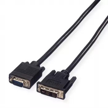 VALUE DVI-VGA-Kabel, DVI (12+5) ST - VGA ST 2,0m (11.99.5420)