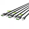 Lightning-Kabel Green Cell KABGCSET05 1,2 m Schwarz