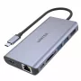 Hub UNITEK uHUB S7 USB 3.2 Gen 1 Type-C Grau