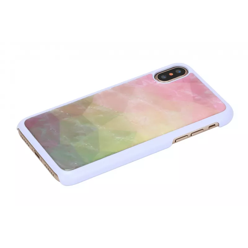 iKins Water Flower Hülle für iPhone XS/X, Weiß, K1690H
