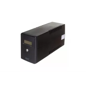 DIGITUS Line-Interactive USV, 800VA/480W 12V/9Ah X1 Akku, 2x CEE 7/7 Steckdose, RJ-11, LCD (DN-170064-LCD)