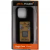 RealPower 504404 Magic Case Hülle für iPhone 15, Farbdisplay, MagSafe, schwarz