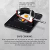 Caso ProSlim 2000 2236 Mobiles Einzel-Induktionskochfeld, Glas, Sensor-Touch, Schwarz