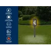 Beper P207ILO101 Solar-Gartenleuchte mit Erdspieß, 12 LED Flammeneffekt, IP44, Schwarz