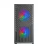 Tacens Mars MC-VORTEX mATX-Gehäuse, schwarz, 3x 120 mm FRGB-Lüfter