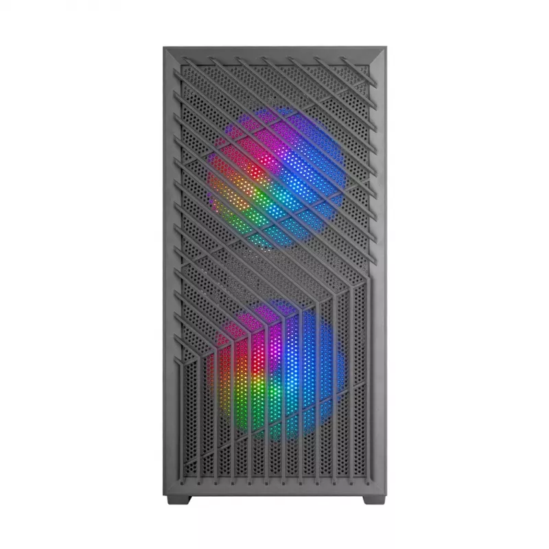 Tacens Mars MC-VORTEX mATX-Gehäuse, schwarz, 3x 120 mm FRGB-Lüfter