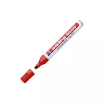 Permanentmarker Bullet Tip Edding 3300 Rot