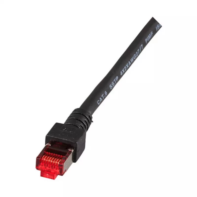 EFB-Elektronik RJ45 Patchkabel Cat.6 S/FTP LSZH schwarz 1,5m