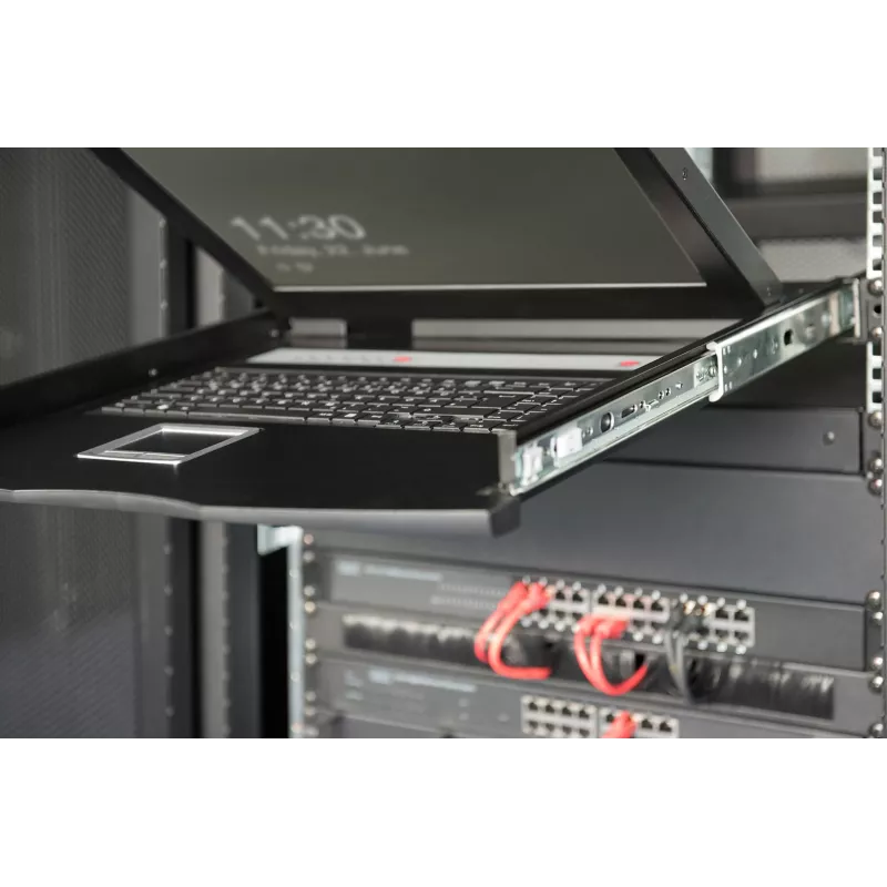 DIGITUS DS-72211-3US 19-Zoll 16-Port LCD KVM Rack-Konsole