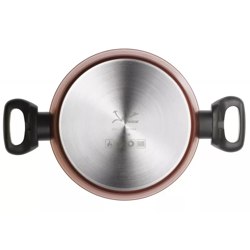 Suppentopf JATA CF922 2,6 L Rot Aluminium