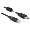 USB-Kabel DeLOCK 2m USB 2.0-A USB 2.0-B Schwarz