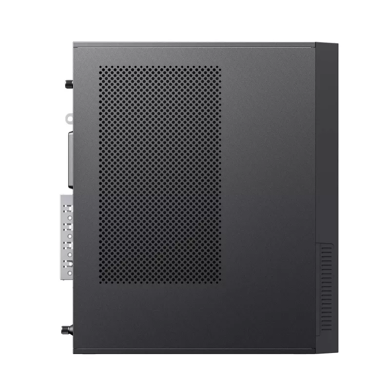 Akyga AK-302-01BL SFF-PC-Gehäuse, Micro-ATX / Mini-ITX, USB-C + 2x USB 3.0 + USB 2.0, ohne Netzteil, schwarz
