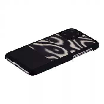 Smartphone-Hülle man and wood für iPhone 11 Pro – leopard Schwarz Schutzcover
