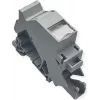 ROLINE Tragschienenadapter fr Keystone Module, inkl. Cat.6A Keystone, geschirmt, 45