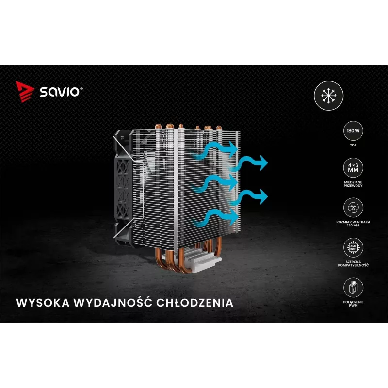 SAVIO VORTEX X2 CPU-Kühler