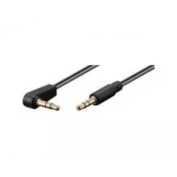 Microconnect AUDLL1A Audiokabel 1 m 3,5 mm Schwarz