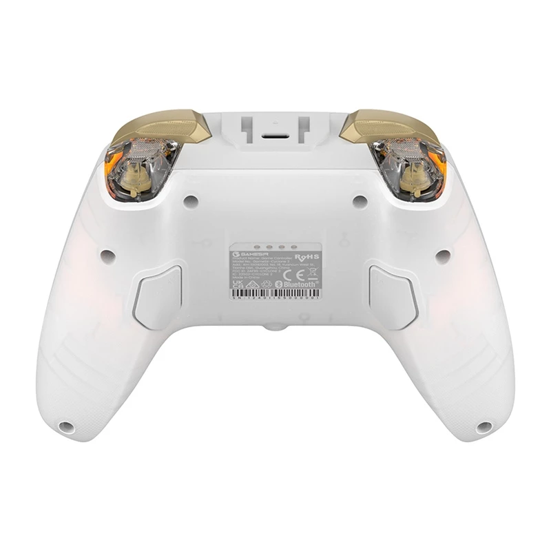 Wireless Controller GameSir Cyclone 2 HRG1001 — Bluetooth, Ergonomisches Design, Weiß