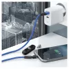 USB-Kabel RealPower MagneticCharge3 1m USB A Schwarz Blau Rot